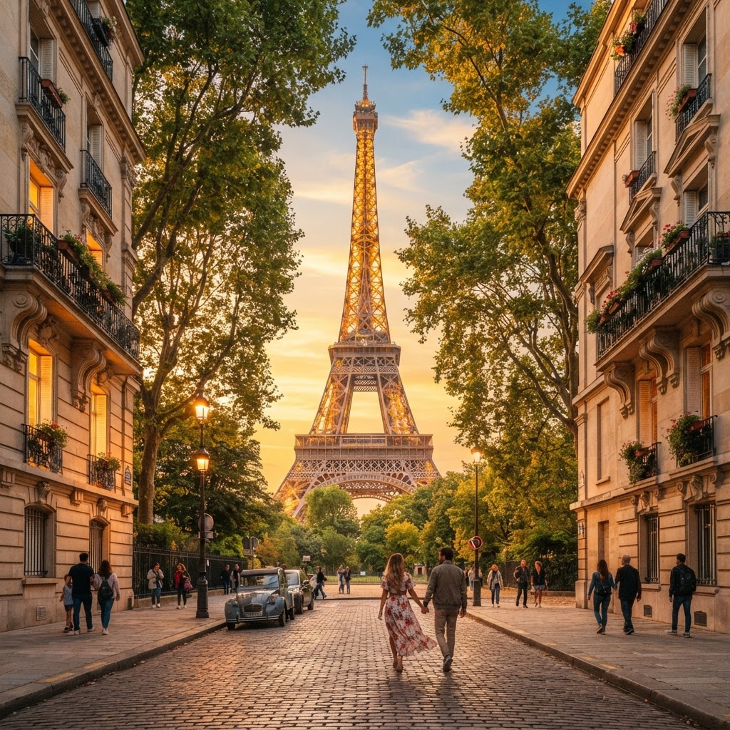 Torre Eiffel em Paris
